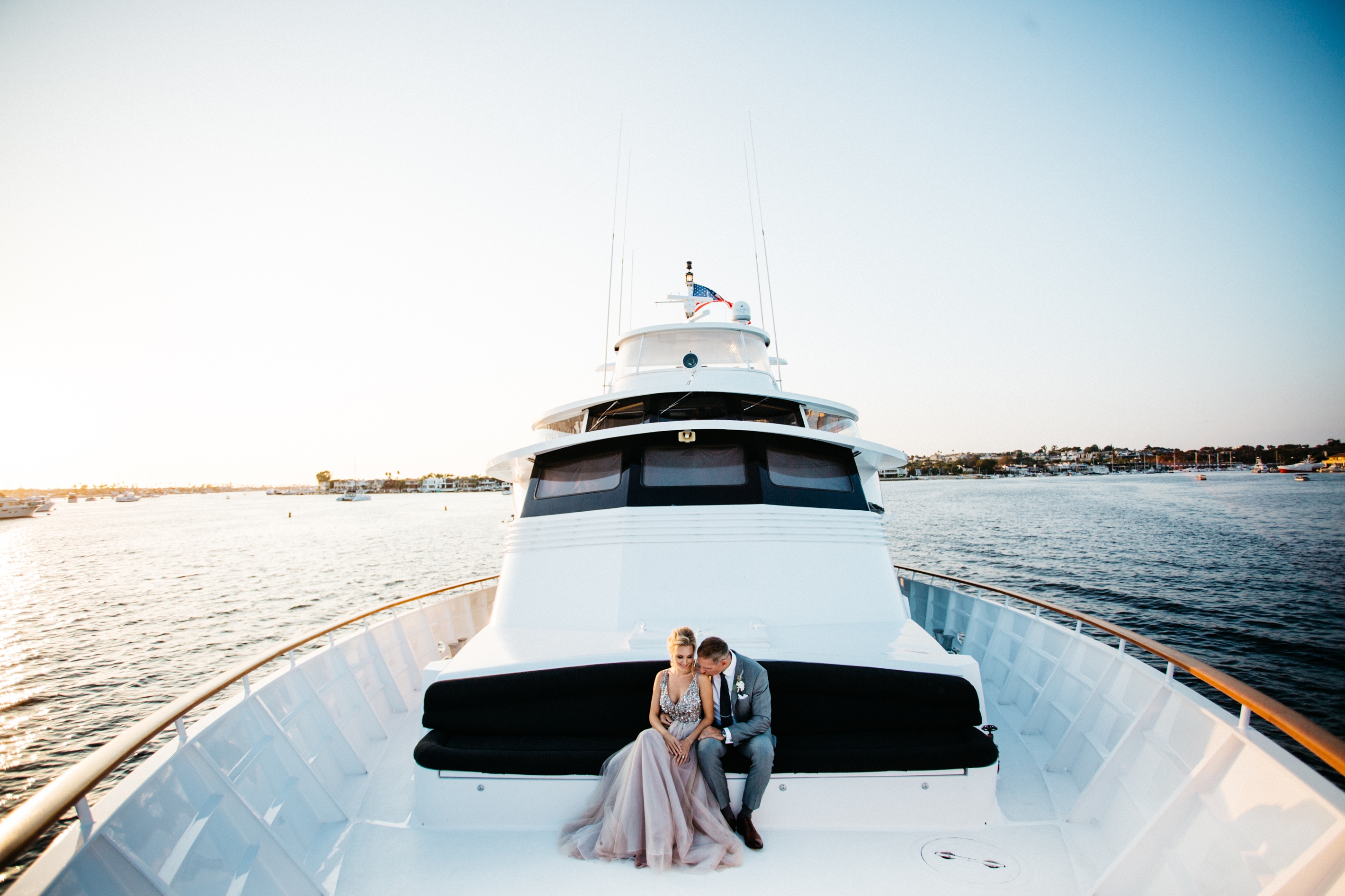 Newport Beach Wedding Photographer Icon Yacht Harbor Cruise Wedding